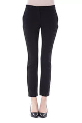 BYBLOS Black Polyester Women Pants - Trousers