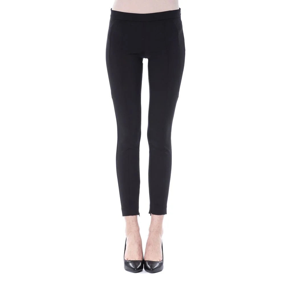 BYBLOS Black Polyester Women Skinny Pant - Trousers