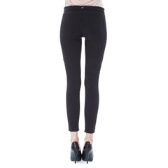 BYBLOS Black Polyester Women Skinny Pant - Trousers