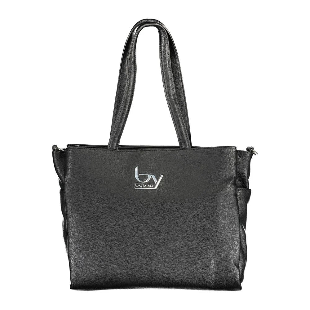 BYBLOS Black Polyethylene Handbag - Shopper Bags