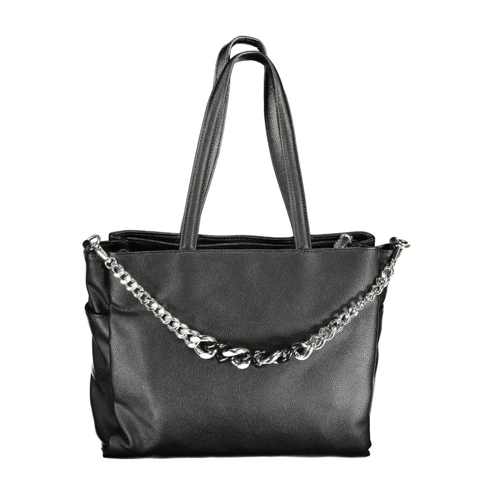 BYBLOS Black Polyethylene Handbag - Shopper Bags