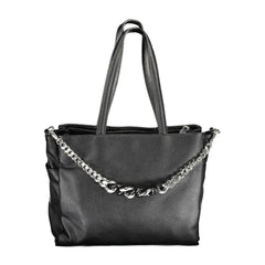 BYBLOS Black Polyethylene Handbag - Shopper Bags