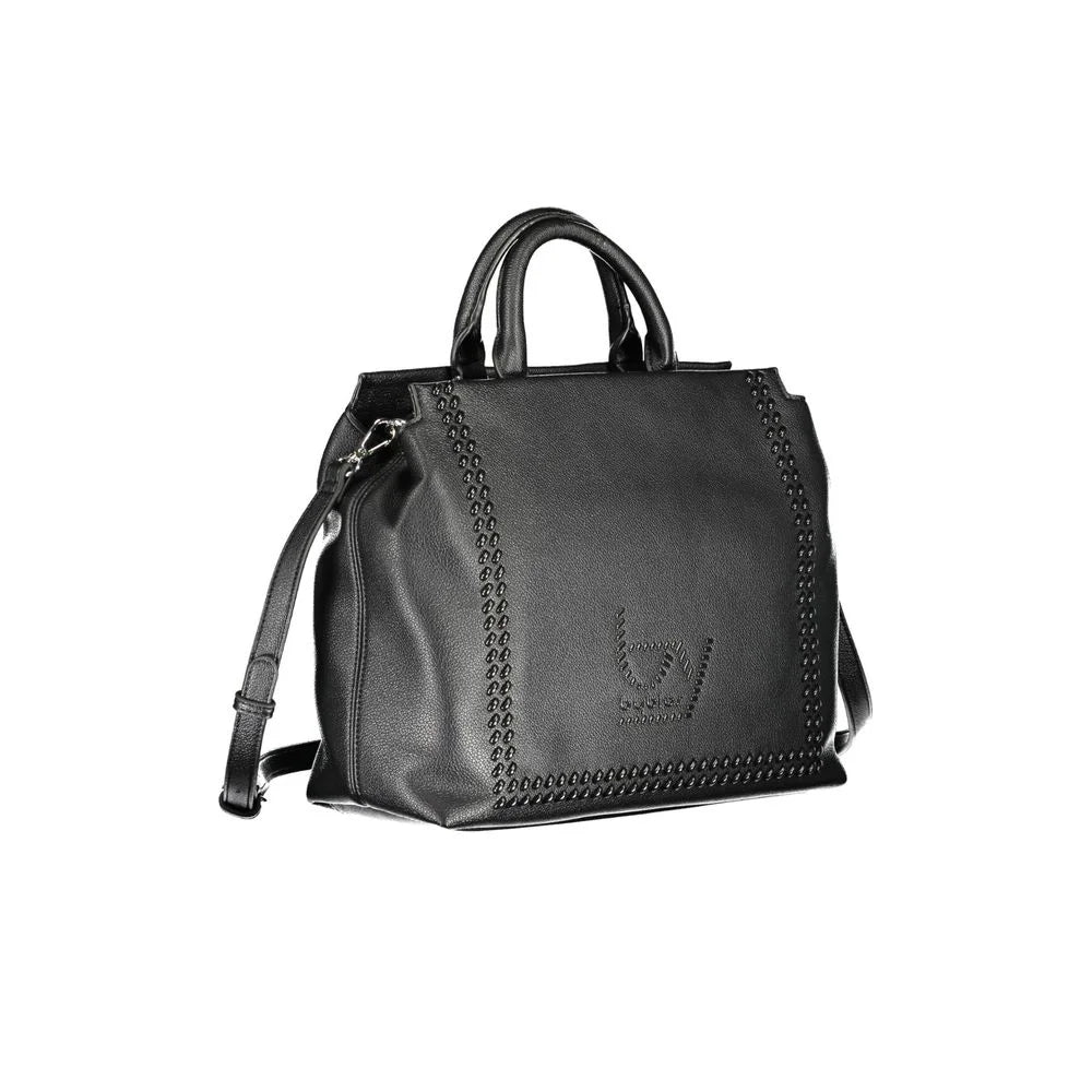BYBLOS Black Polyethylene Handbag - Shopper Bags