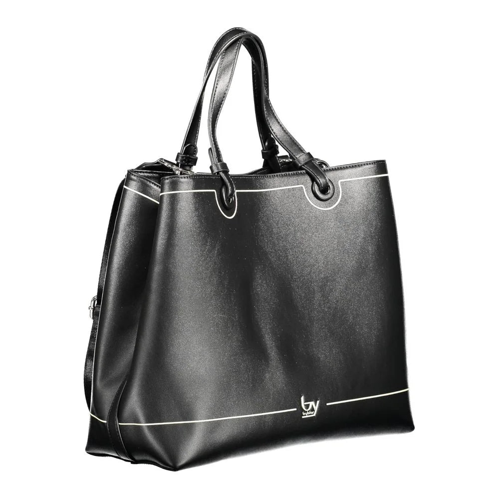 BYBLOS Black Polyethylene Handbag - Shopper Bags