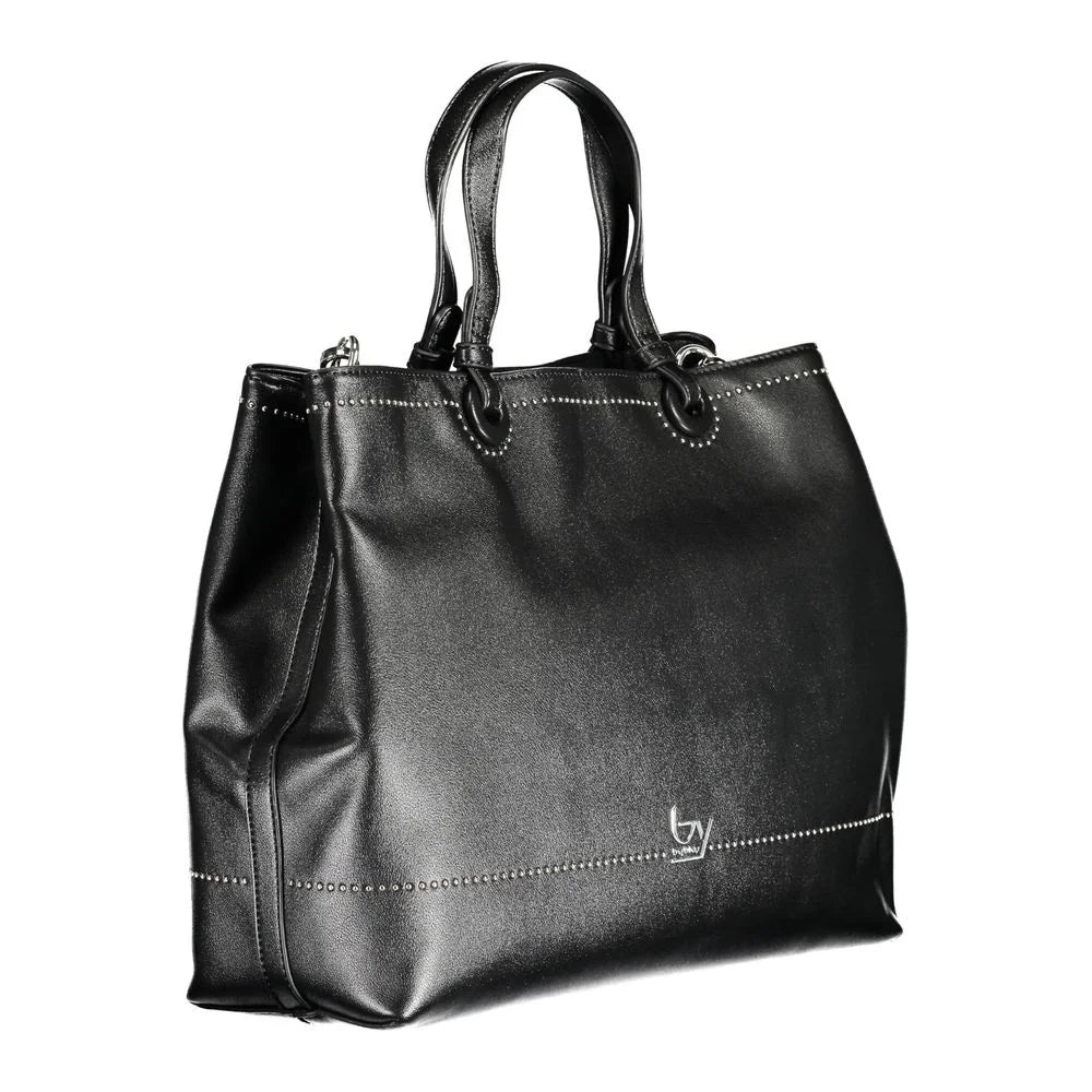 BYBLOS Black Polyethylene Women Handbag - Shopper Bags
