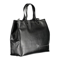 BYBLOS Black Polyethylene Women Handbag - Shopper Bags