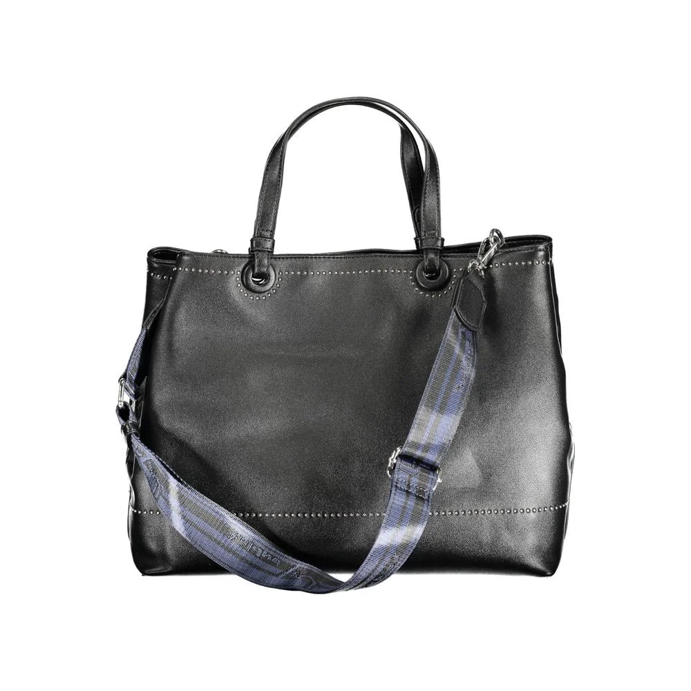 BYBLOS Black Polyethylene Women Handbag - Shopper Bags
