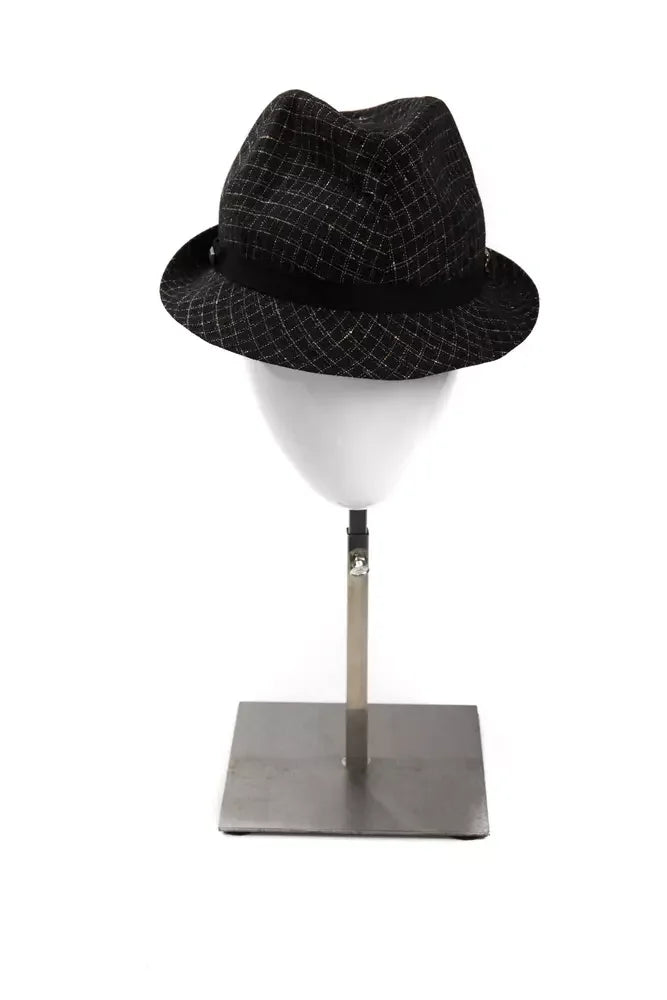 BYBLOS Black Virgin Wool Women Hat - S - Fedoras