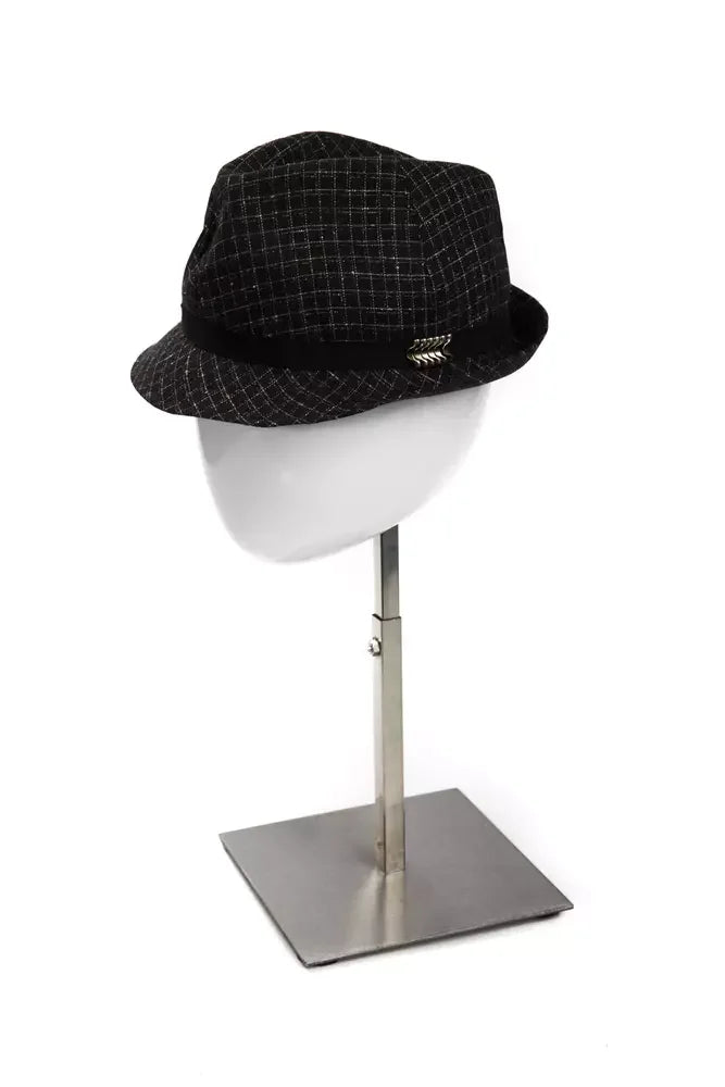BYBLOS Black Virgin Wool Women Hat - S - Fedoras