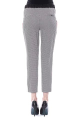 BYBLOS Black Viscose Women Pants - Trousers