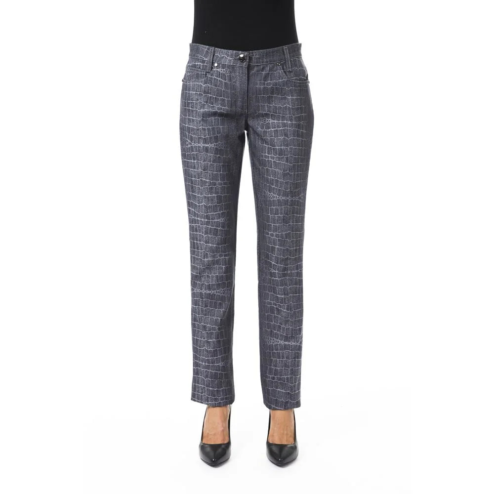 BYBLOS Black Viscose Women’s Pants - Trousers