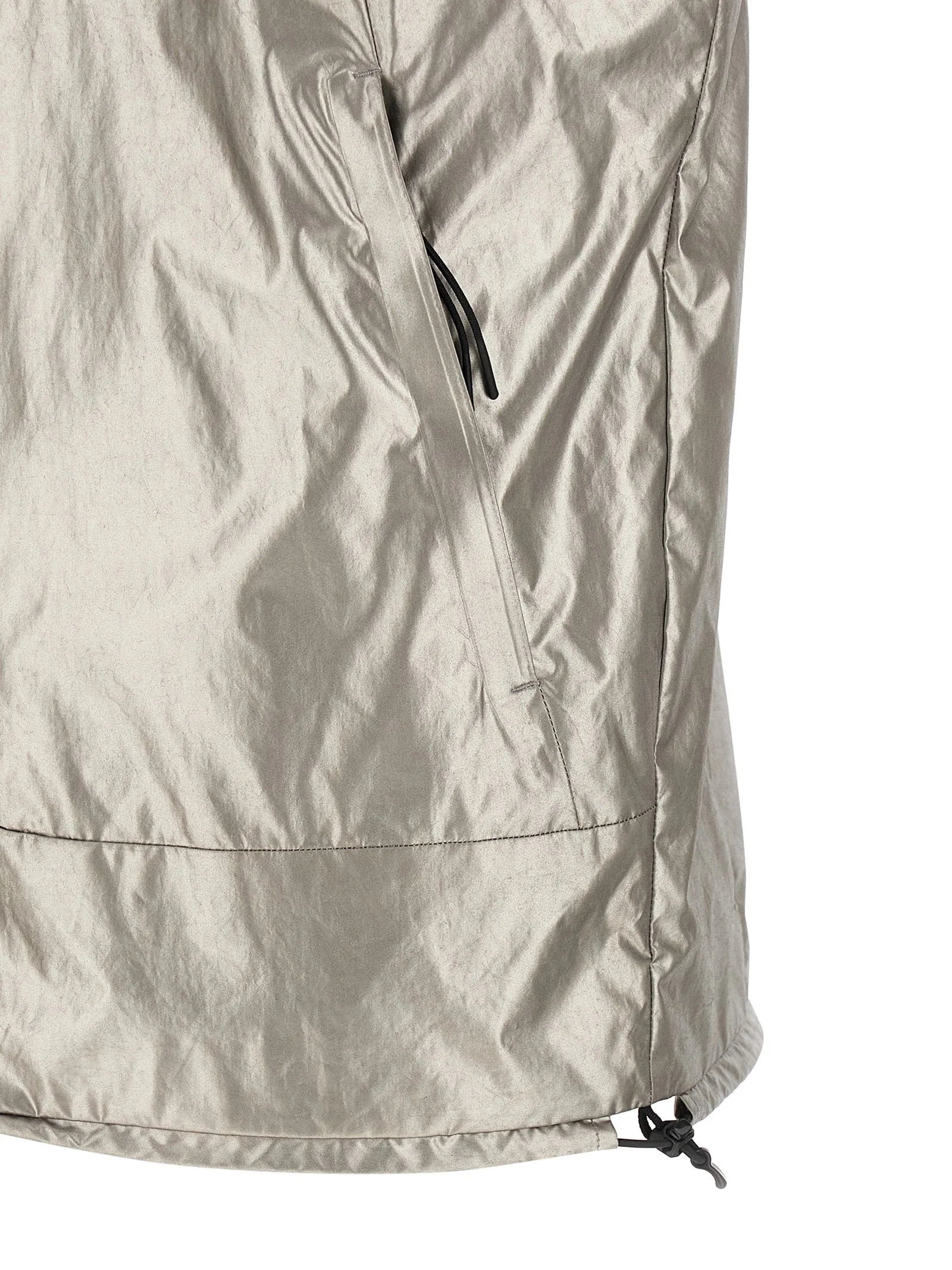 C.P. Company Silver Polyester Sleeveless Jacket - XL