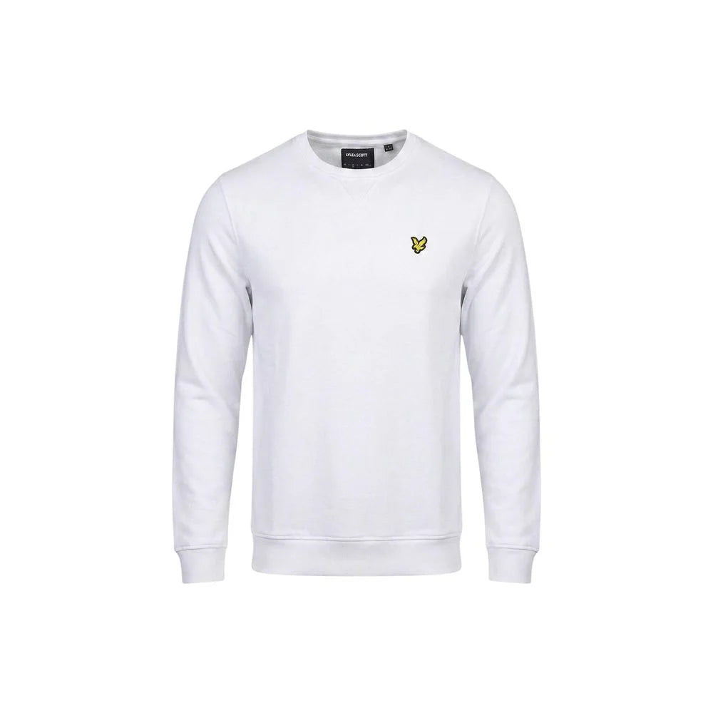 Lyle & Scott White Cotton Sweatshirt