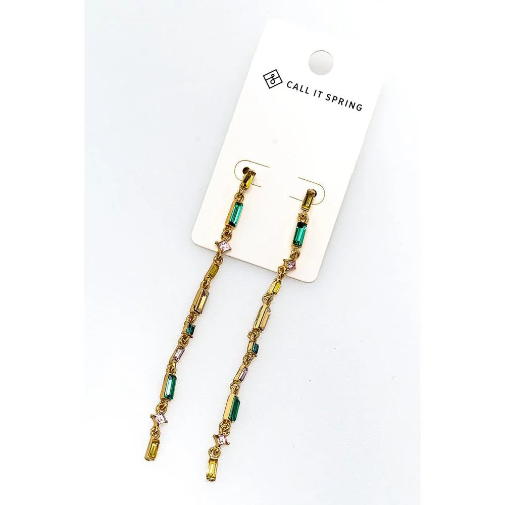 CALL IT SPRING Multicolor Glass Earrings - One Size