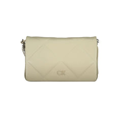 Calvin Klein Beige Cotton Handbag - Cross Body Bags