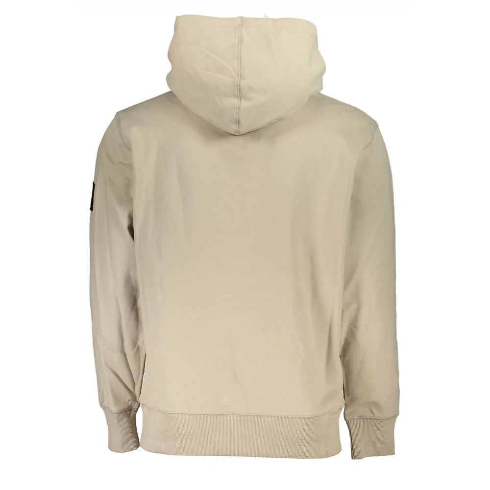 Calvin Klein Beige Cotton Men Sweater - Hoodies