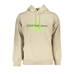 Calvin Klein Beige Cotton Men Sweater - Hoodies