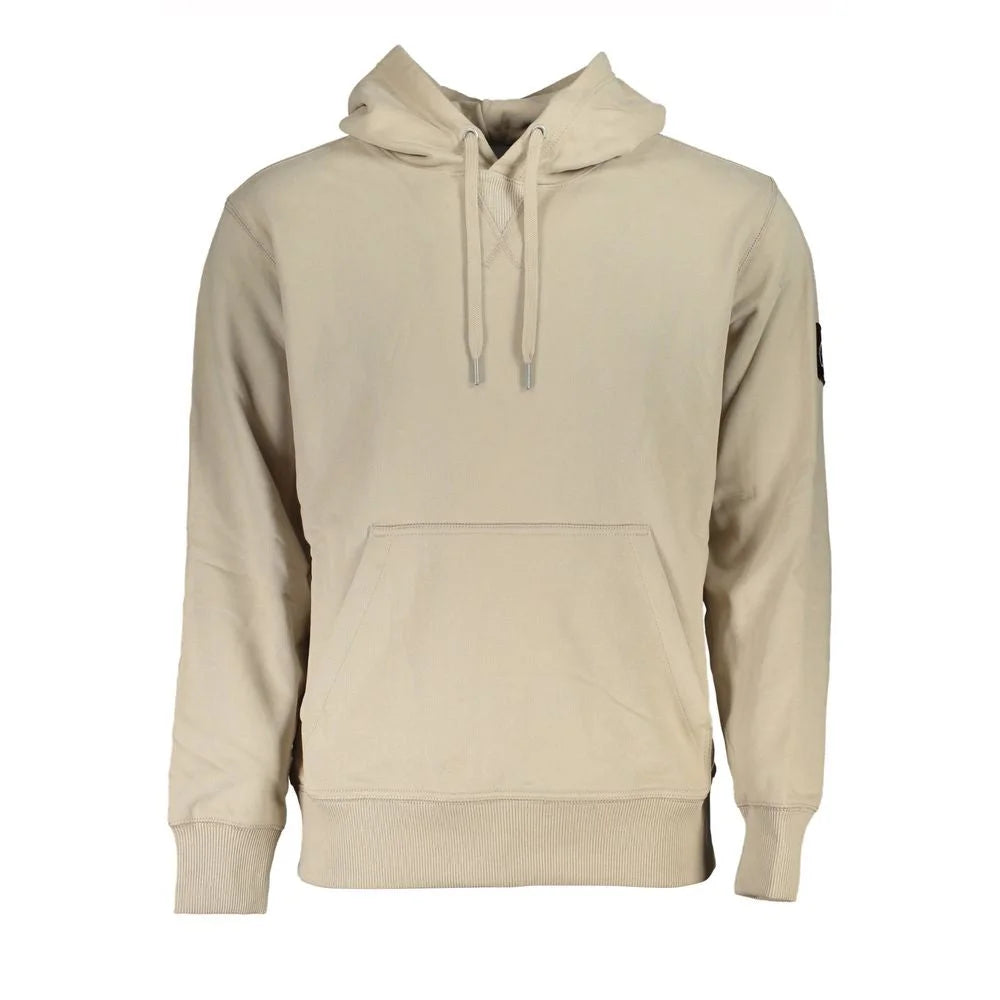 Calvin Klein Beige Cotton Men Sweater - Hoodies