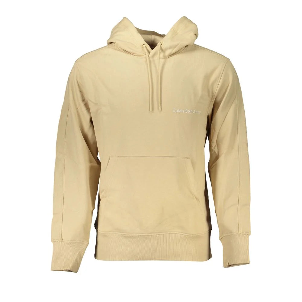 Calvin Klein Beige Cotton Men Sweater - Hoodies