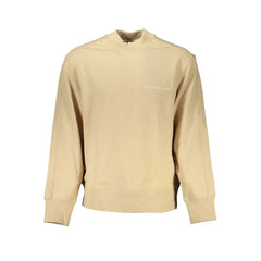 Calvin Klein Beige Cotton Men Sweater - Sweatshirts