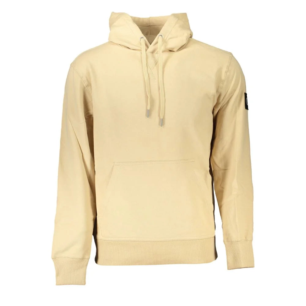 Calvin Klein Beige Cotton Men Sweater - Sweatshirts
