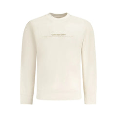 Calvin Klein Beige Cotton Men Sweater - Sweatshirts