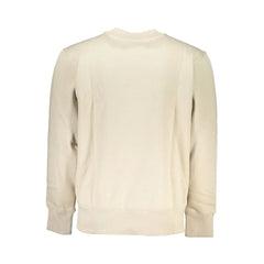 Calvin Klein Beige Cotton Men Sweater - XXL - Sweatshirts