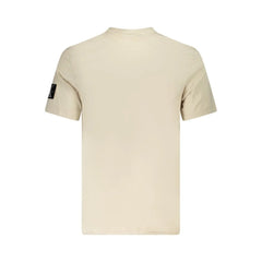 Calvin Klein Beige Cotton Men T-Shirt - T-Shirts
