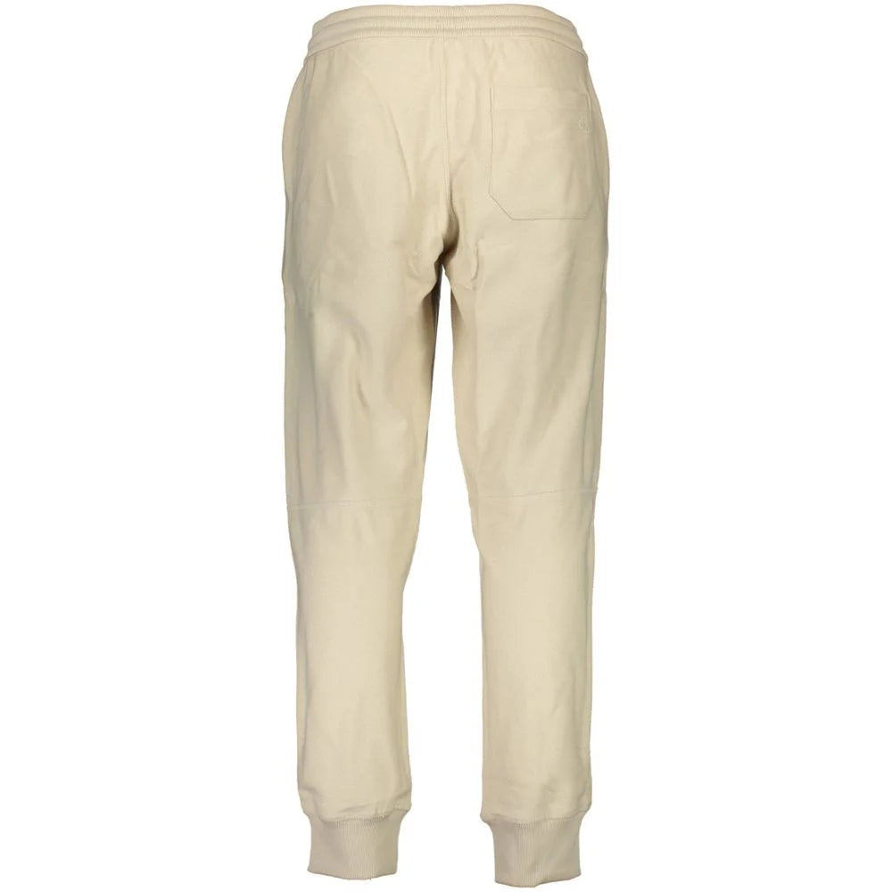 Calvin Klein Beige Cotton Pant - XL - Joggers
