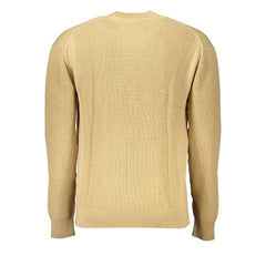 Calvin Klein Beige Cotton Sweater - Sweaters