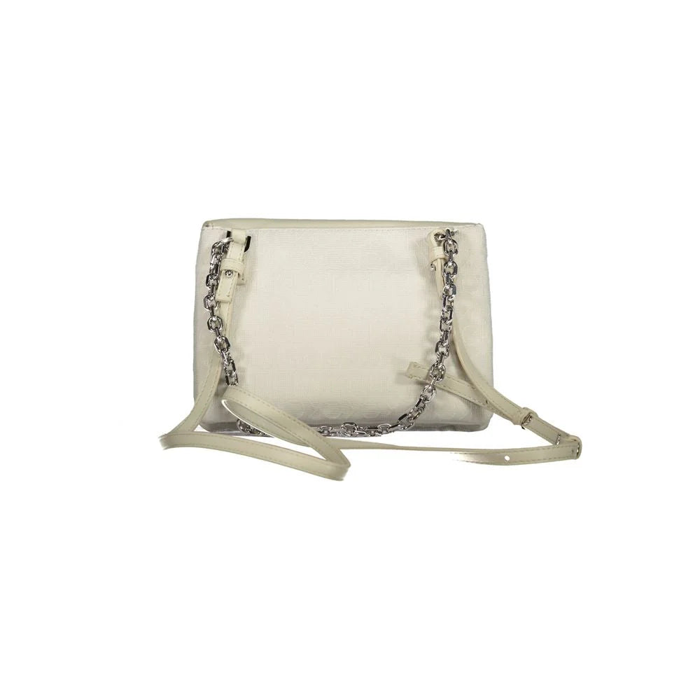 Calvin Klein Beige Polyester Handbag - Shoulder Bags