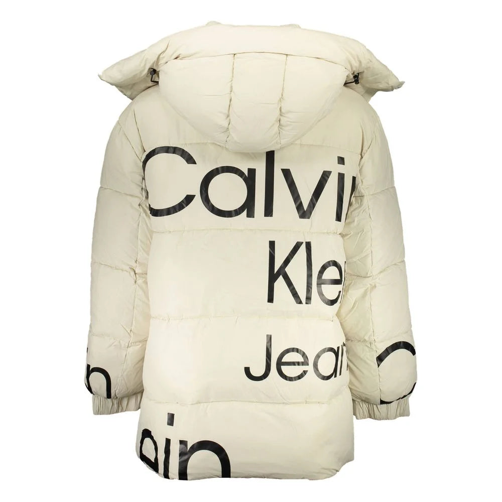Calvin Klein Beige Polyester Men Jacket - M - Parkas