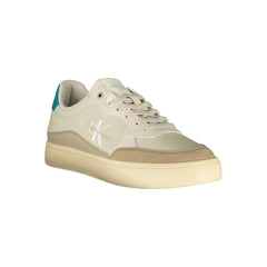 Calvin Klein Beige Polyester Sneaker - EU40/US7 - Sneakers
