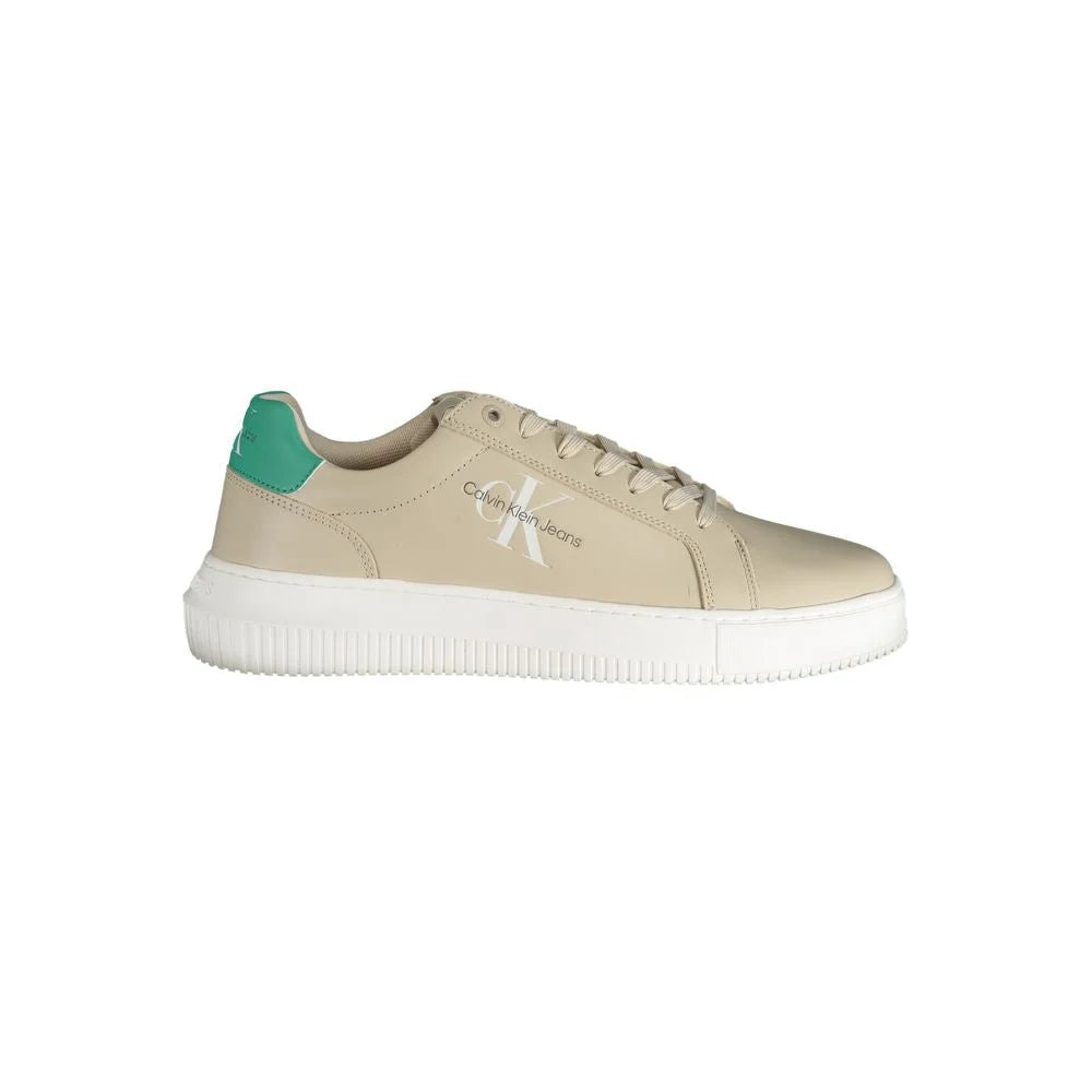 Calvin Klein Beige Polyester Sneaker - Sneakers