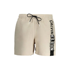 Calvin Klein Beige Polyester Swimwear - S - Swim Boxers