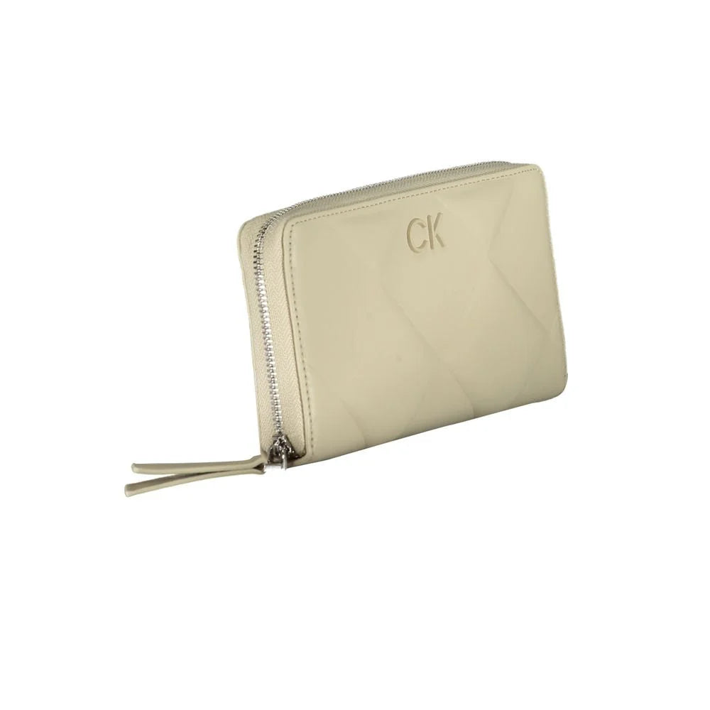 Calvin Klein Beige Polyester Wallet - Wallets