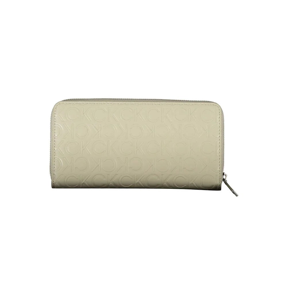 Calvin Klein Beige Polyethylene Women Wallet - Wallets