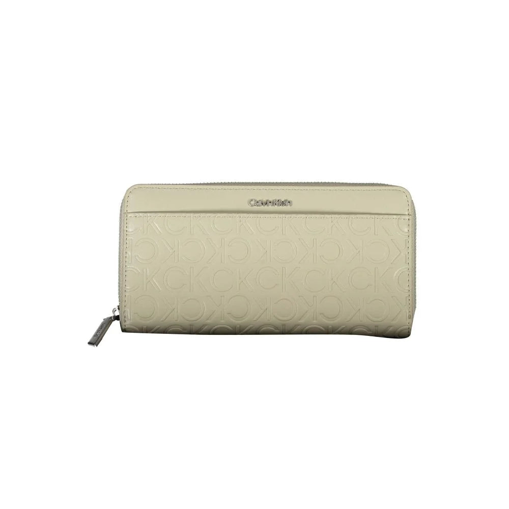 Calvin Klein Beige Polyethylene Women Wallet - Wallets