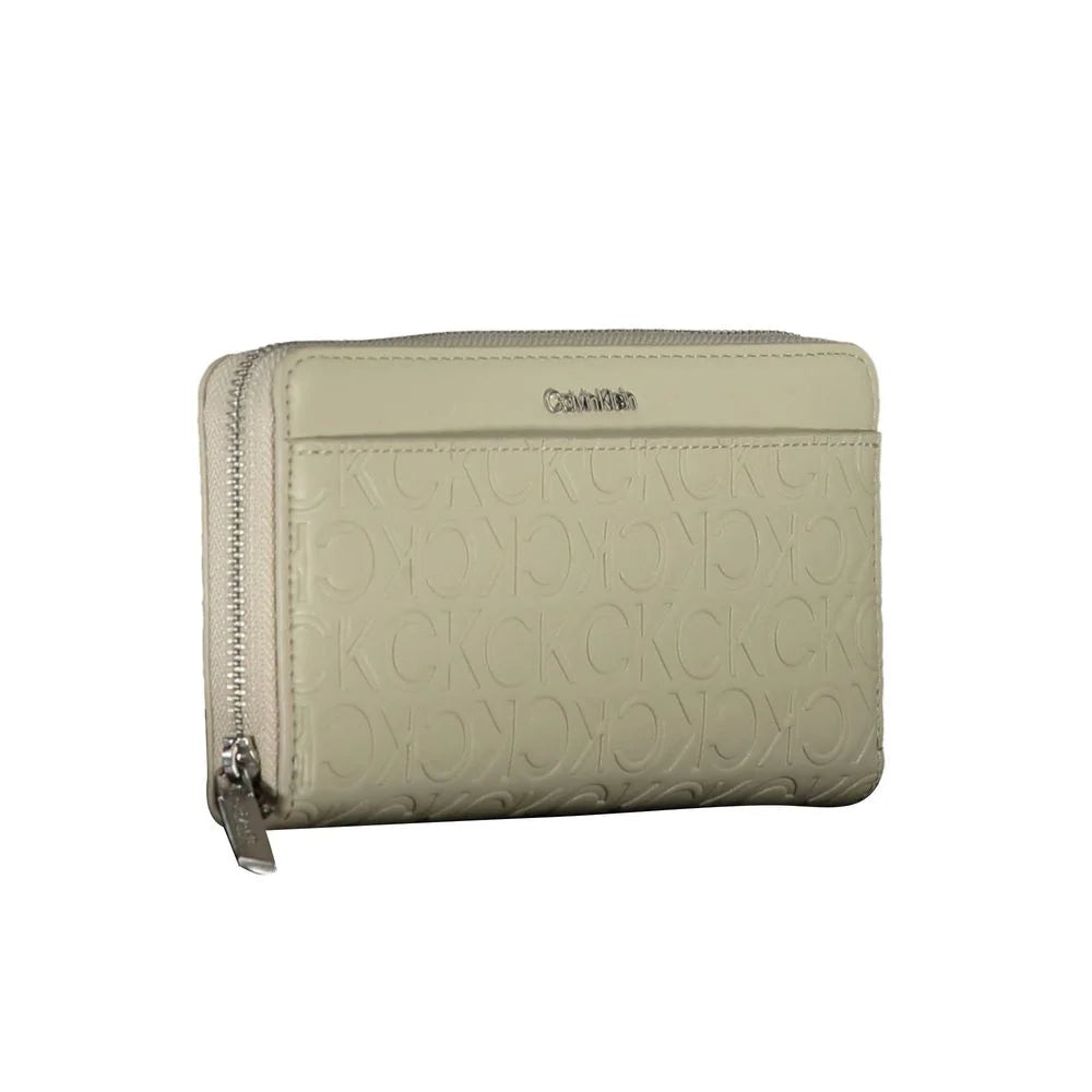 Calvin Klein Beige Polyethylene Women Wallet - Wallets