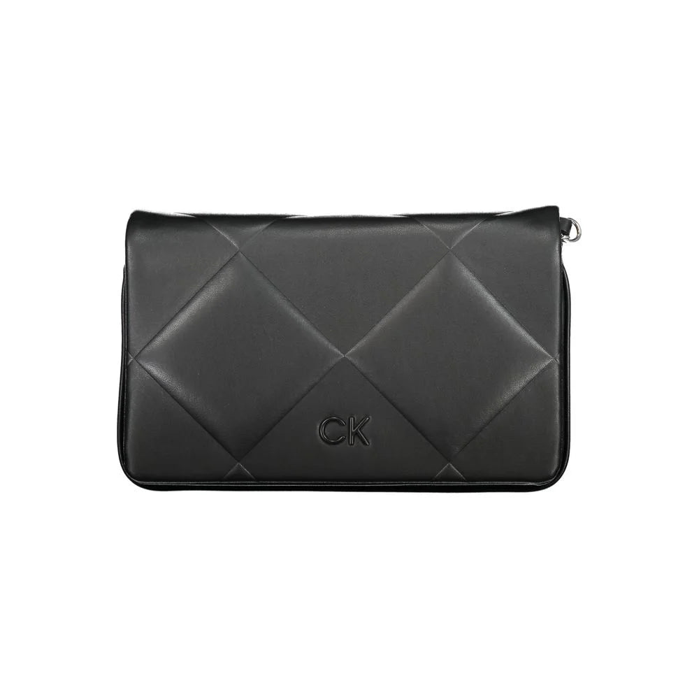 Calvin Klein Black Cotton Handbag - Cross Body Bags