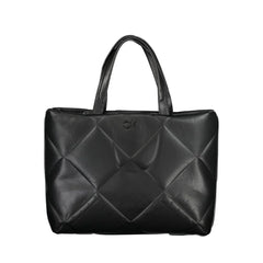 Calvin Klein Black Cotton Handbag - Shoulder Bags