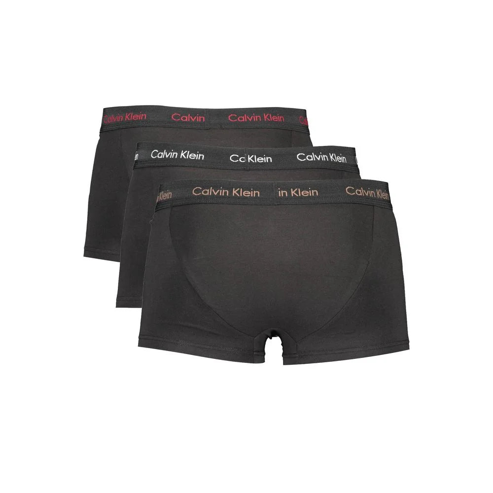 Calvin Klein Black Cotton Men Boxer - S - Boxer Briefs