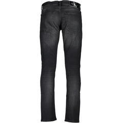 Calvin Klein Black Cotton Men Jeans