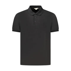 Calvin Klein Black Cotton Men Polo Shirt - S - Polos