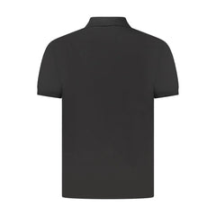Calvin Klein Black Cotton Men Polo Shirt - S - Polos