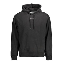 Calvin Klein Black Cotton Men Sweater - Hoodies