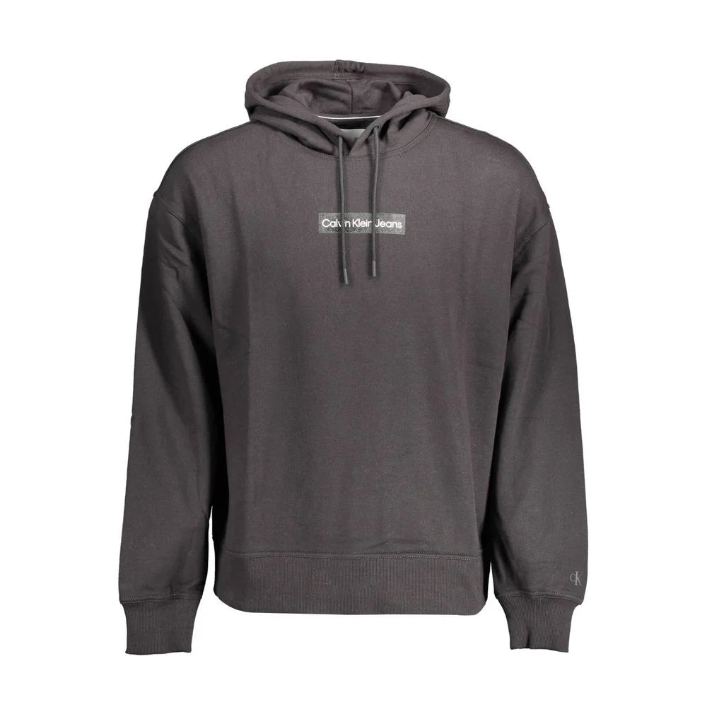Calvin Klein Black Cotton Men Sweater - Hoodies