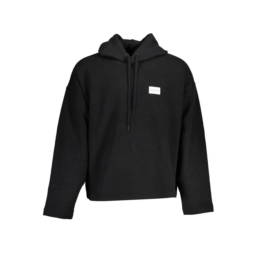 Calvin Klein Black Cotton Men Sweater - Hoodies