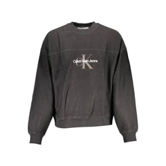 Calvin Klein Black Cotton Men Sweater - M - Sweatshirts