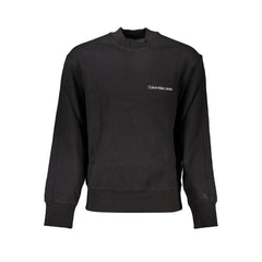Calvin Klein Black Cotton Men Sweater - S - Sweatshirts